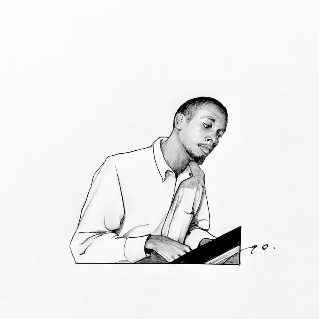 逢坂庵さんのインスタグラム写真 - (逢坂庵Instagram)「23sketch0603 ・ ・ #jazz #jazzart #bobbytimmons #piano #jazzpiano #pencilart #portraitsketch #monochrome #illustration #illustagram #staedtler #artwork #ジャズ #ボビーティモンズ #ピアノ #ジャズピアノ #鉛筆画 #人物画 #素描 #モノクロイラスト #イラスト #イラストグラム」6月2日 20時42分 - ohzaka_an