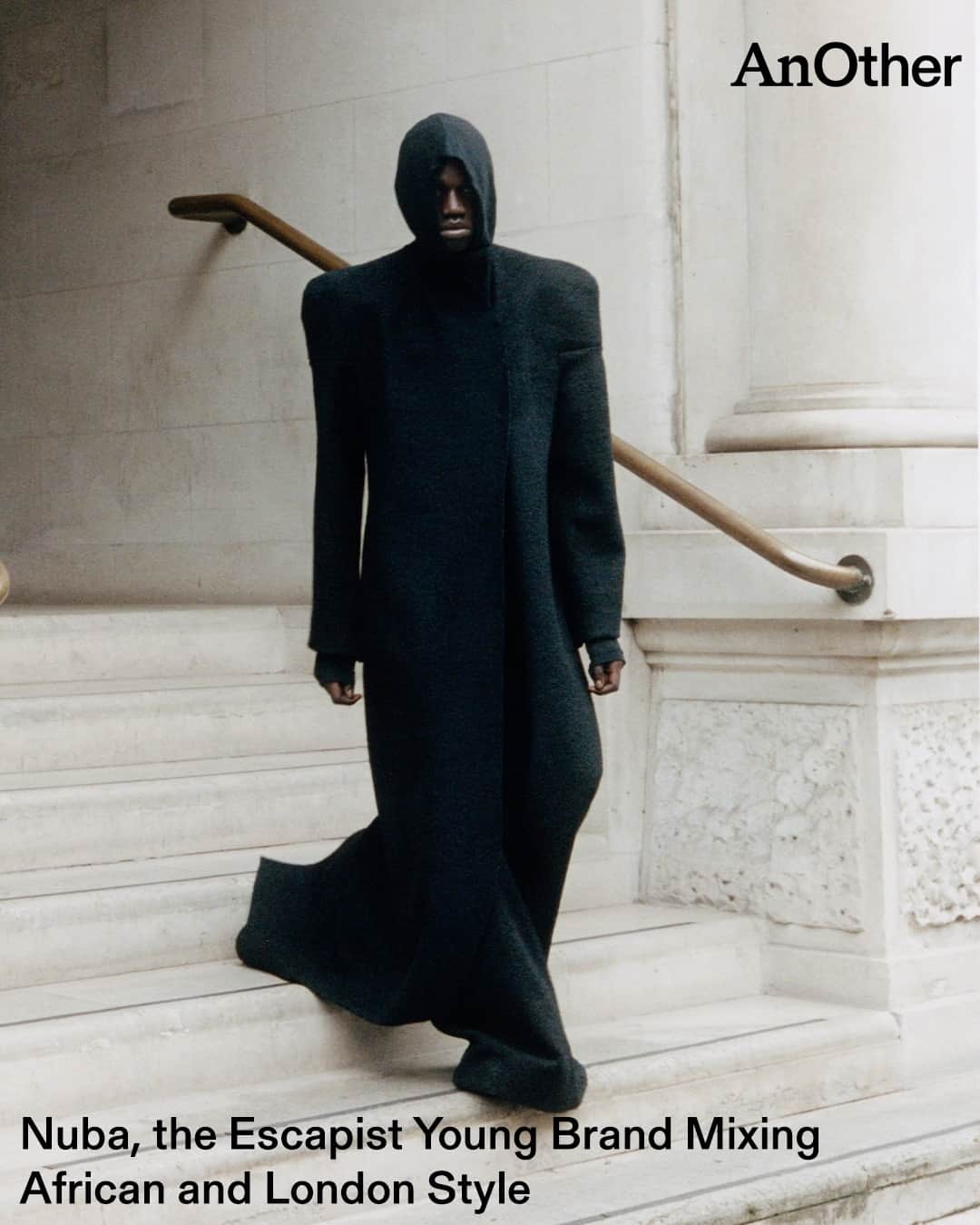 AnOther Magazineのインスタグラム：「“As designers and artists, we want to dress future generations to feel safe going out into the world” – @nuba.world 🌍️⁠ ⁠ Shortly after graduating from Central Saint Martins in 2020, designer @cmrnw launched his clothing label Nuba with “the intention of shifting perspectives of how people perceive nuances in culture and the experience of growing up in a foreign environment.”⁠ ⁠ Now, Williams’ long-time friend and creative collaborator @labembika joins Nuba as co-creative director, helping to weave the ideas that underpin the label into fresh narratives.⁠ Find out more about the new London-based label at the link in bio 📲⁠ ⁠ 📸 Escape by Nuba. Photography by @jessicamadavo⁠」