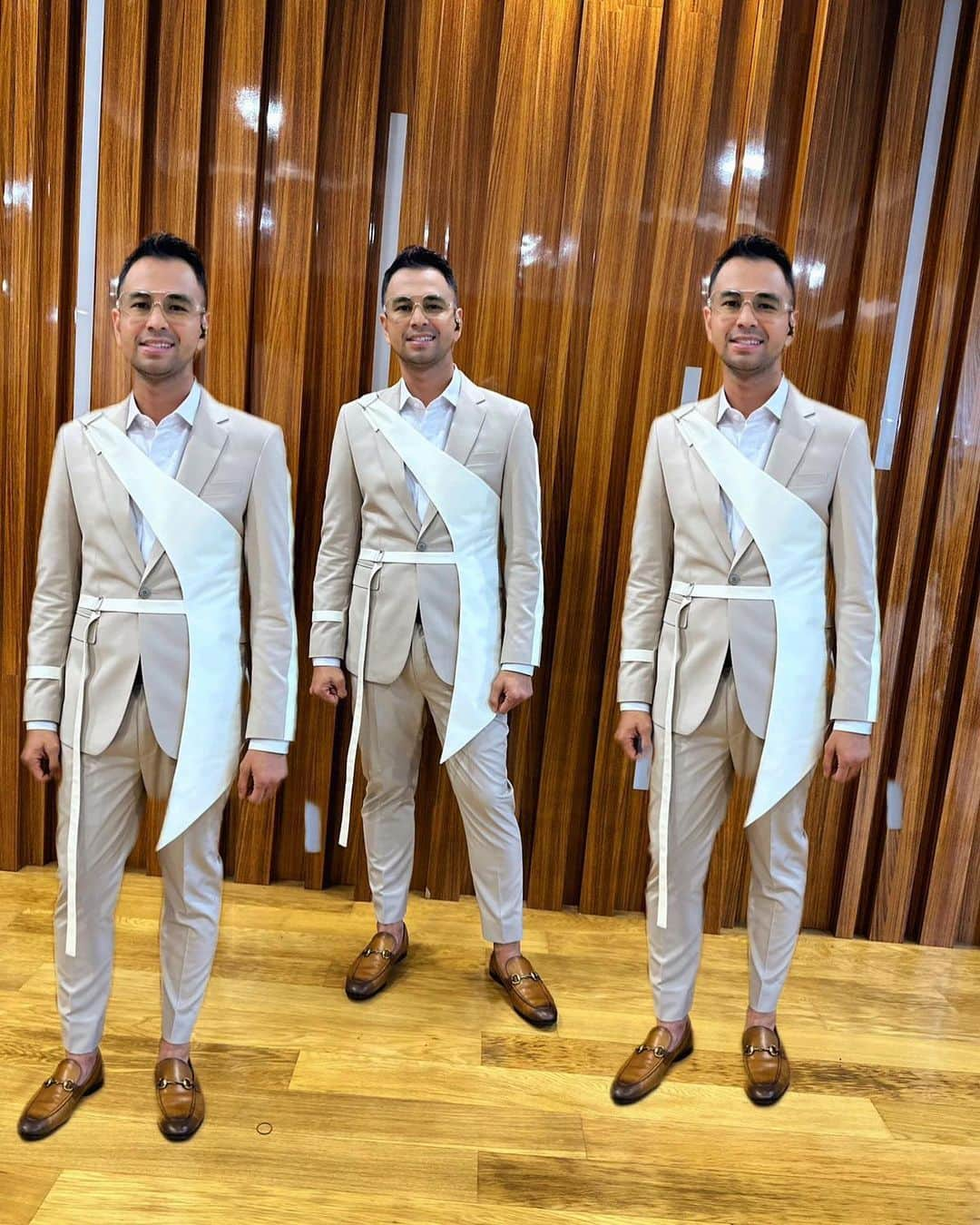 Raffi Ahmadさんのインスタグラム写真 - (Raffi AhmadInstagram)「OBSESI AWARDS 2023 GTV  Suit by : @sasdesigns @rakeshd18  Styled : @sensen_ahmad Makeup n hairdo : @sensen_ahmad #sensesnteam #sensenmakeuphair」6月2日 21時22分 - raffinagita1717