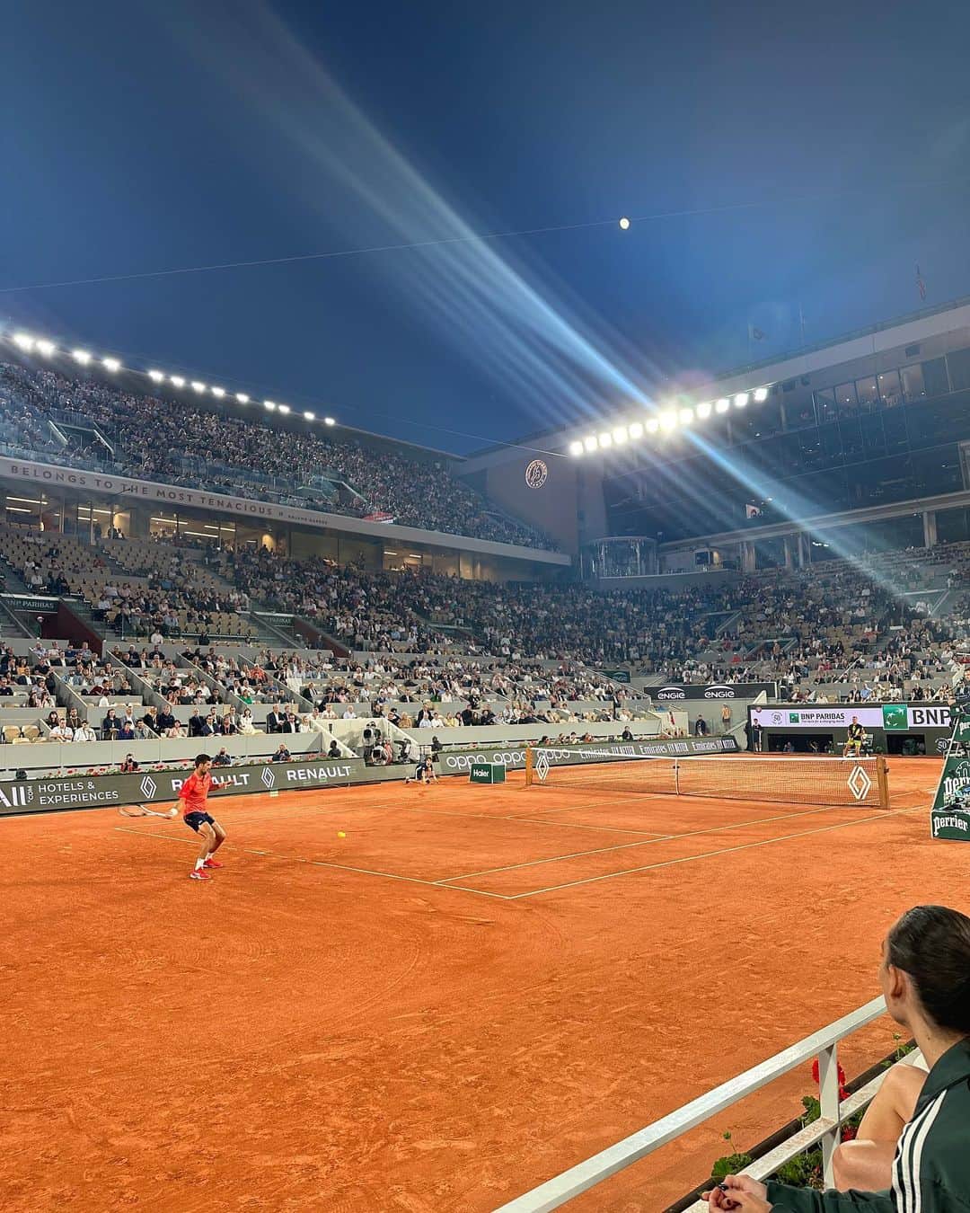 emilyさんのインスタグラム写真 - (emilyInstagram)「Celebrating our @sportyandrich x @lacoste collaboration at Roland Garros.   Thank you to everyone who came out to celebrate this special night! What an absolute dream to host our dearest friends and colleagues at one of the most iconic tournaments in the world. The cycle of fashion and events moves so quickly, but I try to always take a second and appreciate these moments and be proud of what we’ve built and grown into. Thank you to Lacoste for the incredible access and for believing in our tiny little brand. It’s only the beginning 🫶🏻」6月2日 21時46分 - emilyoberg