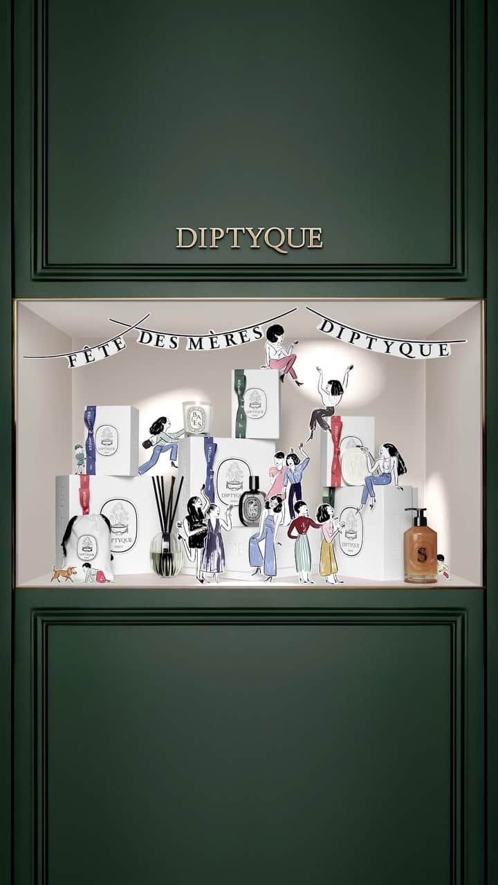 ディプティックのインスタグラム：「A glance at the calendar… …will tell you Mother’s Day is on the way. Now shift your gaze to Diptyque’s creations, each one of them ready for gifting. If you’re seeking the perfect present for your mum, you’re sure to find it.  #diptyque #diptyqueparis #mothersday」