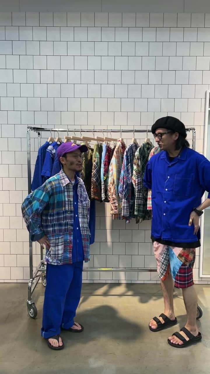 のインスタグラム：「rebear by Johnbull 限定パッチワークジャケット、先行販売ショーツ、OVERDYE EQUIPMENT STORE 第二弾のご紹介。  DMはJOHNBULL HEAD HARBOR @johnbull_head_harbor  までお気軽にお問い合わせ下さい。」
