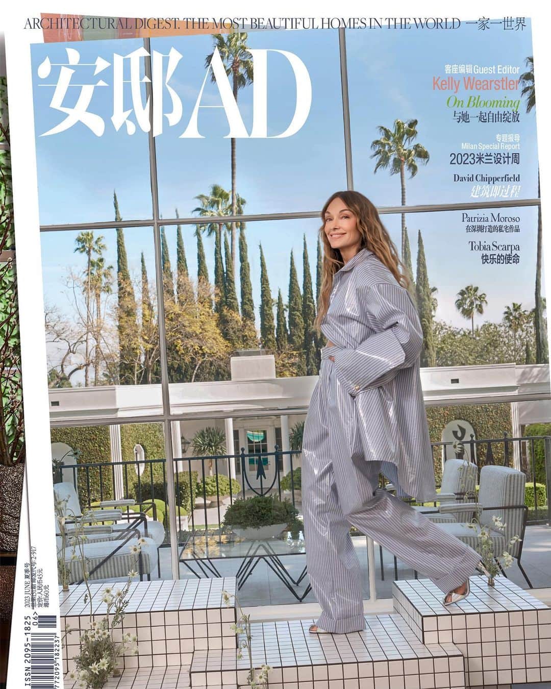 ケリーウェアスラーのインスタグラム：「GUEST EDIT A huge thank you to @adchina_official for inviting me to guest edit the incredible “On Blooming" issue. I am grateful for the opportunity to showcase some of the amazing artists that I have admired and worked with over the years. A big kiss to EIC Beryl Hsu, the talented photographer Manolo Yllera and my incredible team for making this exciting collaboration happen. The June issue is now out and available on newsstands. XK  EIC: @beryl_h_l Photography: @manoloyllera Writer: @gaygassmann Fashion: @monicarosestyle Outfit: @zelamfezzahaye Florals: @coyoteflowers Make up: @mariavargasmakeup  Hair: @nicolasfloreshair」