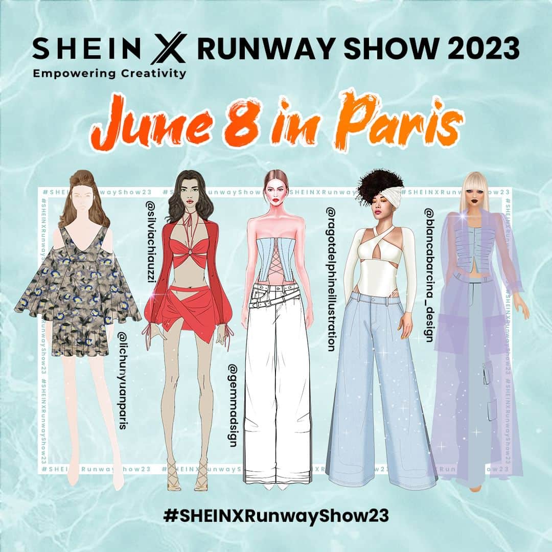 SHEINさんのインスタグラム写真 - (SHEINInstagram)「SHEIN X Runway Show 2023  25 SHEIN X designers from all over Europe will present 75 NEW LOOKS in June. Discover new favorites and style inspo! This summer, we'll be with you through endless possibilities!  🌟 TUNE IN June 8 at 4:15PM CEST on our livestream via SHEIN's free app, @sheinofficial & @sheinfrance_ Instagram accounts and Journal des Femmes! You'll also have a chance to win 100,000 points (APP ONLY).  #SHEINXRunwayShow23 #meetSHEIN #SHEINTHEKNOW #SHEINX」6月2日 22時00分 - sheinofficial