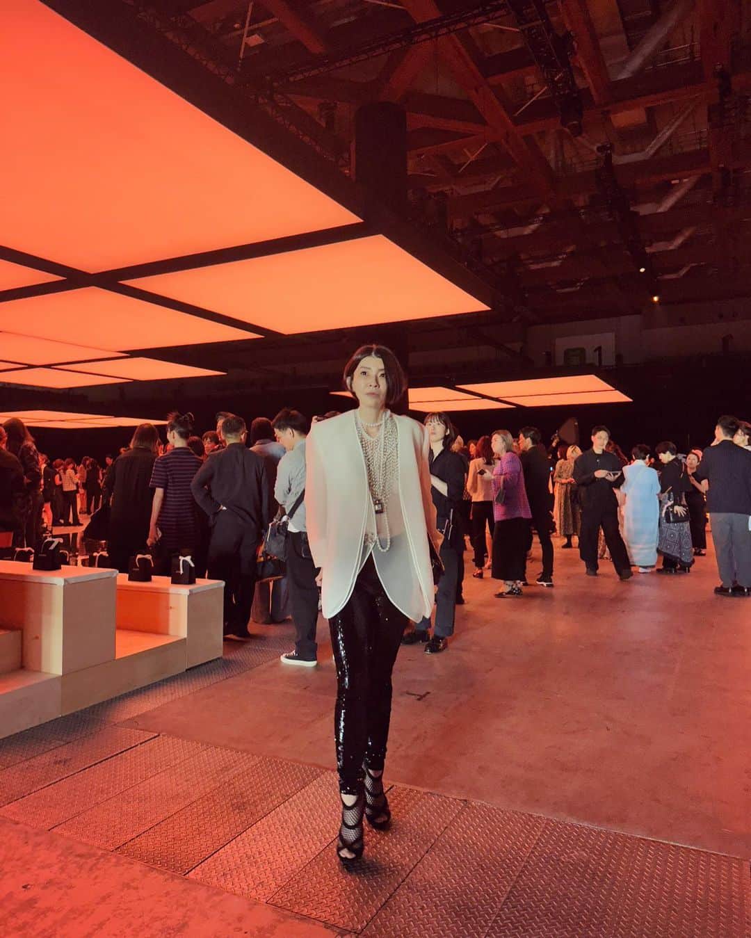風間ゆみえのインスタグラム：「CHANEL 2022/23年  メティエダール コレクション SHOW IN TOKYO  @1030kei」