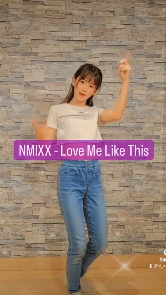 ひなのインスタグラム：「♡⁡ ⁡⁡NMIXX - Love Me Like ⁡This ⁡⁡ ⁡ #nmixx ⁡ ⁡ #lovemelikethis ⁡ ⁡ #kpopdance⁡ ⁡」