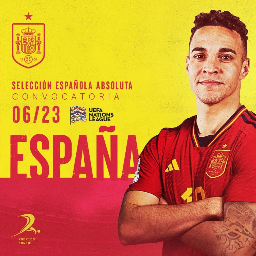 ロドリゴ・モレノ・マチャドのインスタグラム：「🇪🇦 Siempre un orgullo. ¡Volvemos!   #uefanationsleague #vamosespaña」