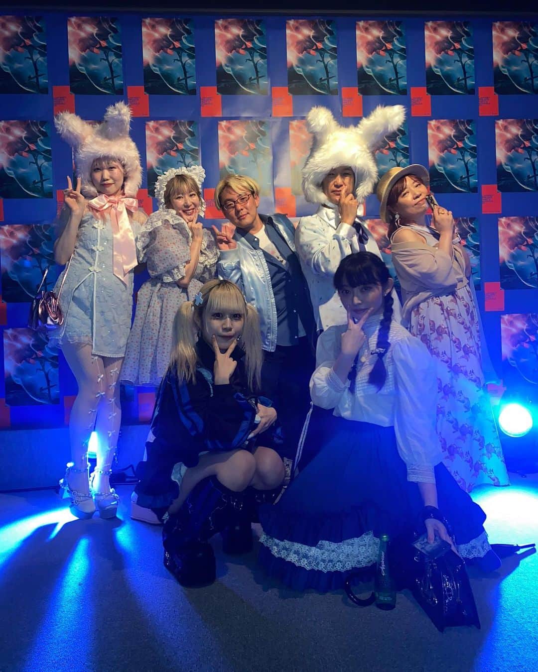 双木昭夫のインスタグラム：「いつメン皆んなでラフォーレ原宿のプライベートパーティーに行って来ました。  なんか異常にかっこいい集合写真が撮れました。  #ラフォーレ原宿 #ラフォーレ原宿プライベートパーティー」