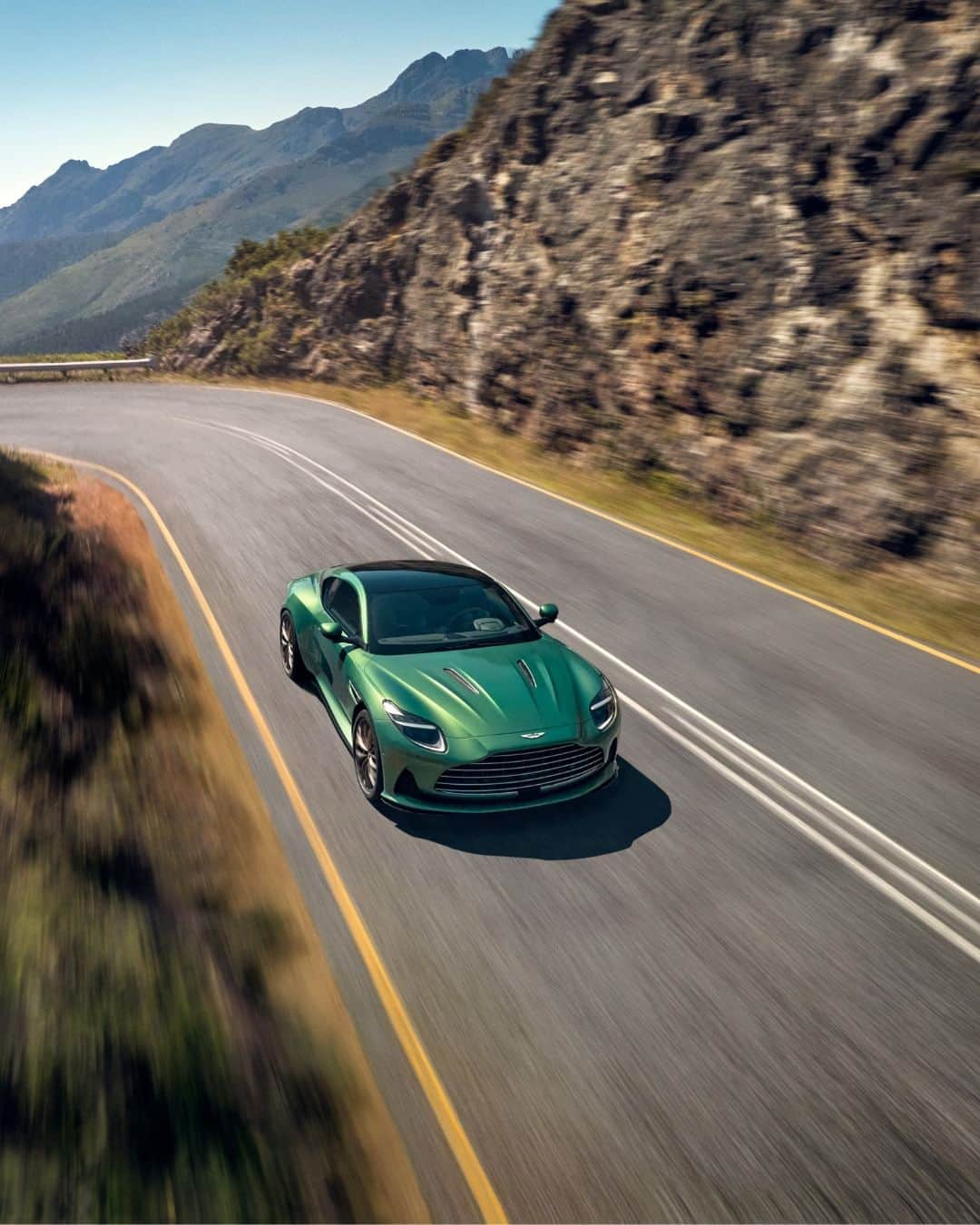 アストンマーチンのインスタグラム：「Precise. Responsive. Confident.  This is no mere GT.  #AstonMartin #DB12 #ICONDRIVEN」