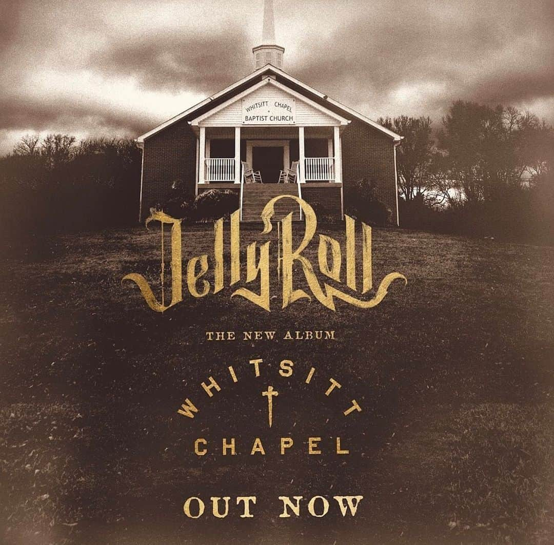 ジャック・ファウラーのインスタグラム：「Todays the day….. So incredibly proud of my brother @jellyroll615 go stream Whitsitt Chapel right now!!」