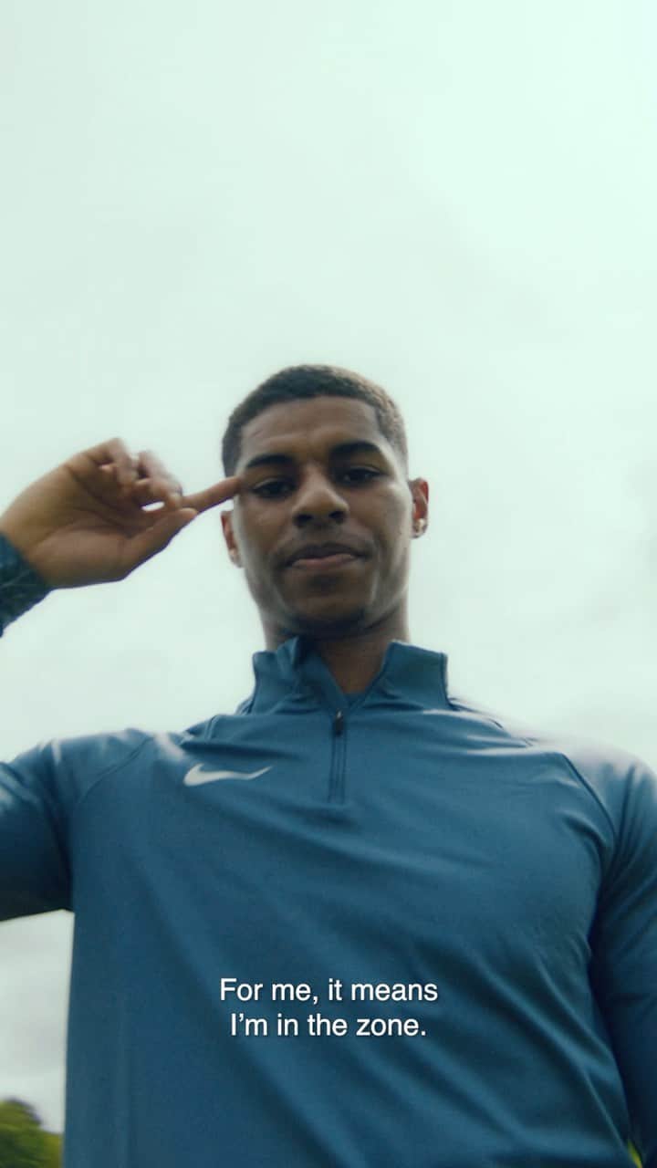 マーカス・ラッシュフォードのインスタグラム：「⚡️Explosive brilliance happens head-first. 🫡  Strength of mentality, fearless attitude and sheer joy for football has accelerated @marcusrashford’s game to new heights this season — and he isn’t finished yet.  #NikeFootball」