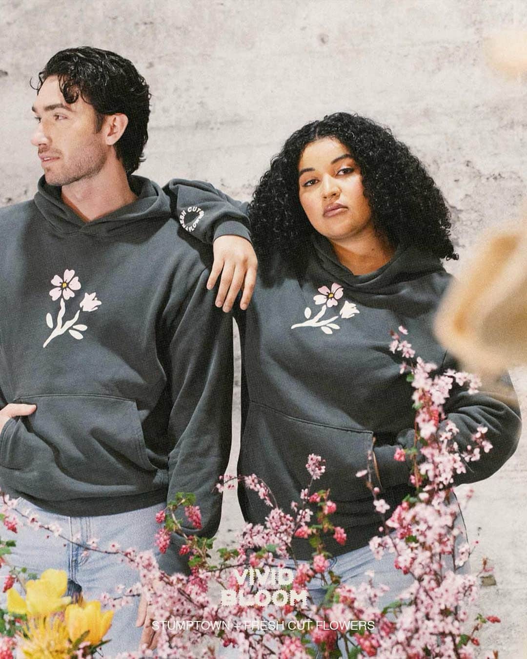 Stumptown Coffee Roastersのインスタグラム：「Tap into your flowery side with the limited edition Waterfront Park Bloom Hoodie. Designed in Portland and made in LA, these super premium hoodies were custom designed by our friends at Fresh Cut Flowers.  They feature a hand-sewn label and screen printed graphics on a sulfer-dyed 12oz fabric, giving off a vintage look perfect for a cool summer night out.」
