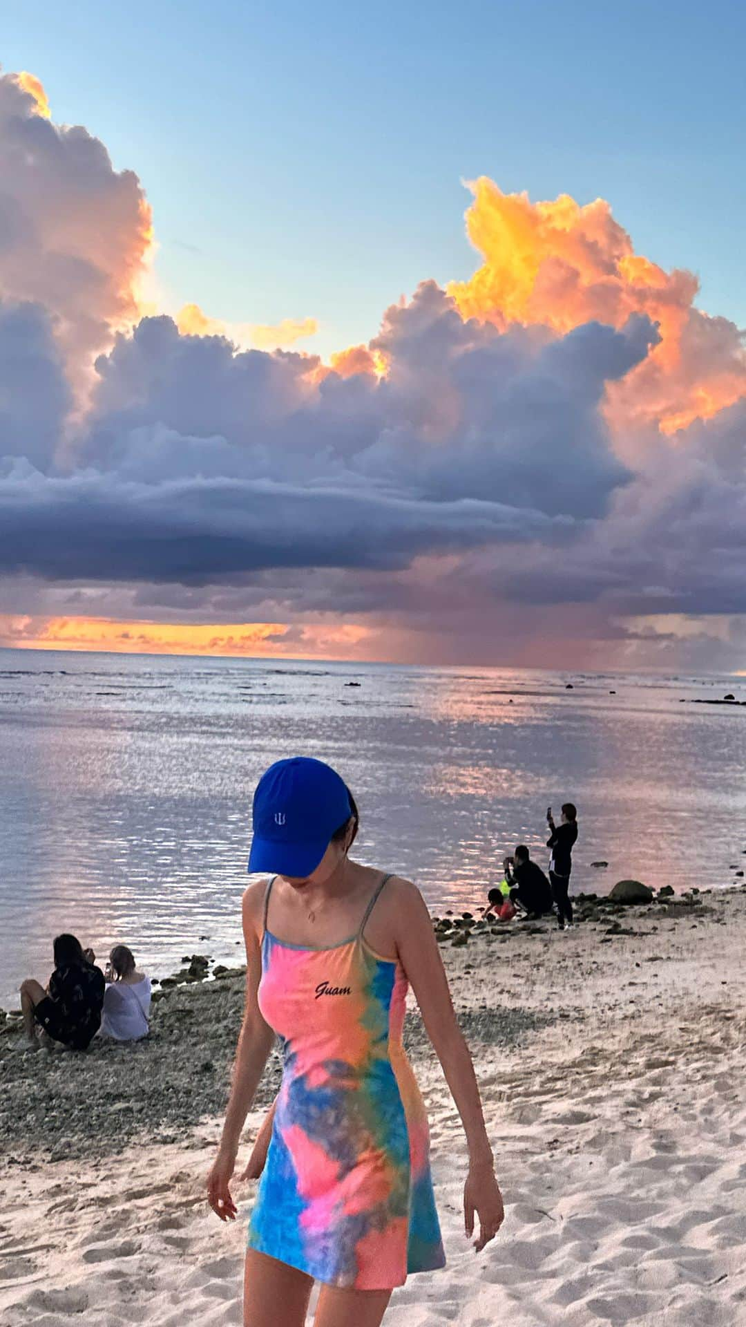 キム・ナヒョンのインスタグラム：「Guam 🌊🥺🌴🐠」