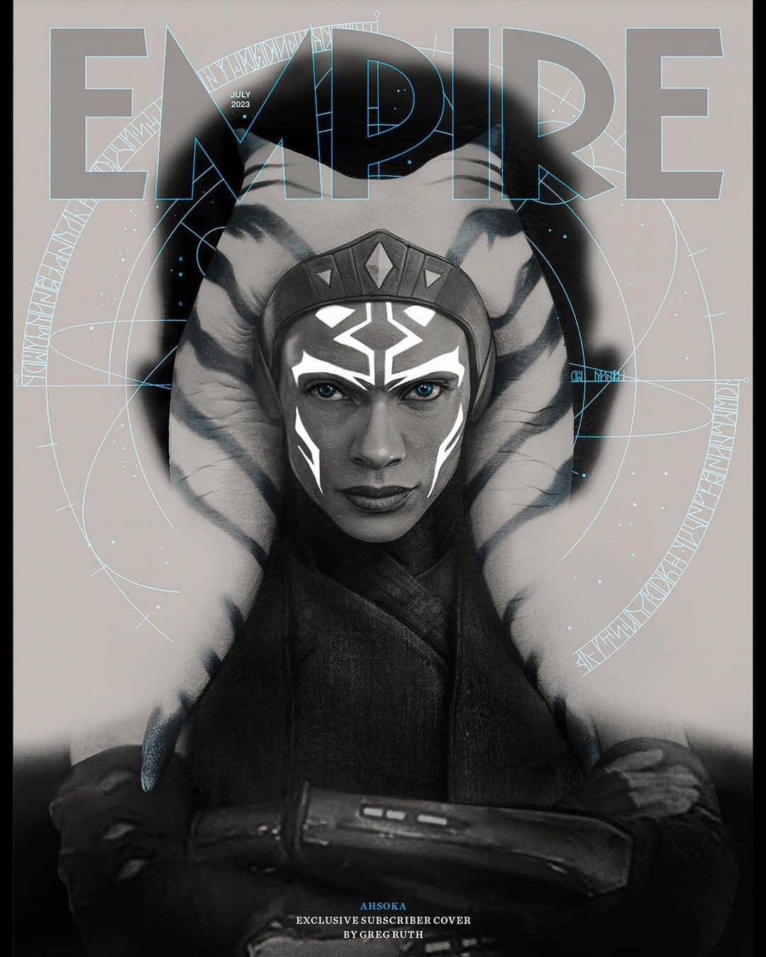 スター・ウォーズさんのインスタグラム写真 - (スター・ウォーズInstagram)「Rosario Dawson takes over the exclusive and subscriber covers of @EmpireMagazine as Ahsoka Tano, on sale June 8.   #Ahsoka, a Star Wars Original series, arrives August 2023 on @DisneyPlus.」6月3日 1時03分 - starwars
