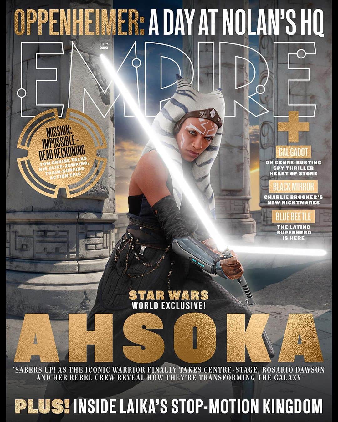 スター・ウォーズさんのインスタグラム写真 - (スター・ウォーズInstagram)「Rosario Dawson takes over the exclusive and subscriber covers of @EmpireMagazine as Ahsoka Tano, on sale June 8.   #Ahsoka, a Star Wars Original series, arrives August 2023 on @DisneyPlus.」6月3日 1時03分 - starwars