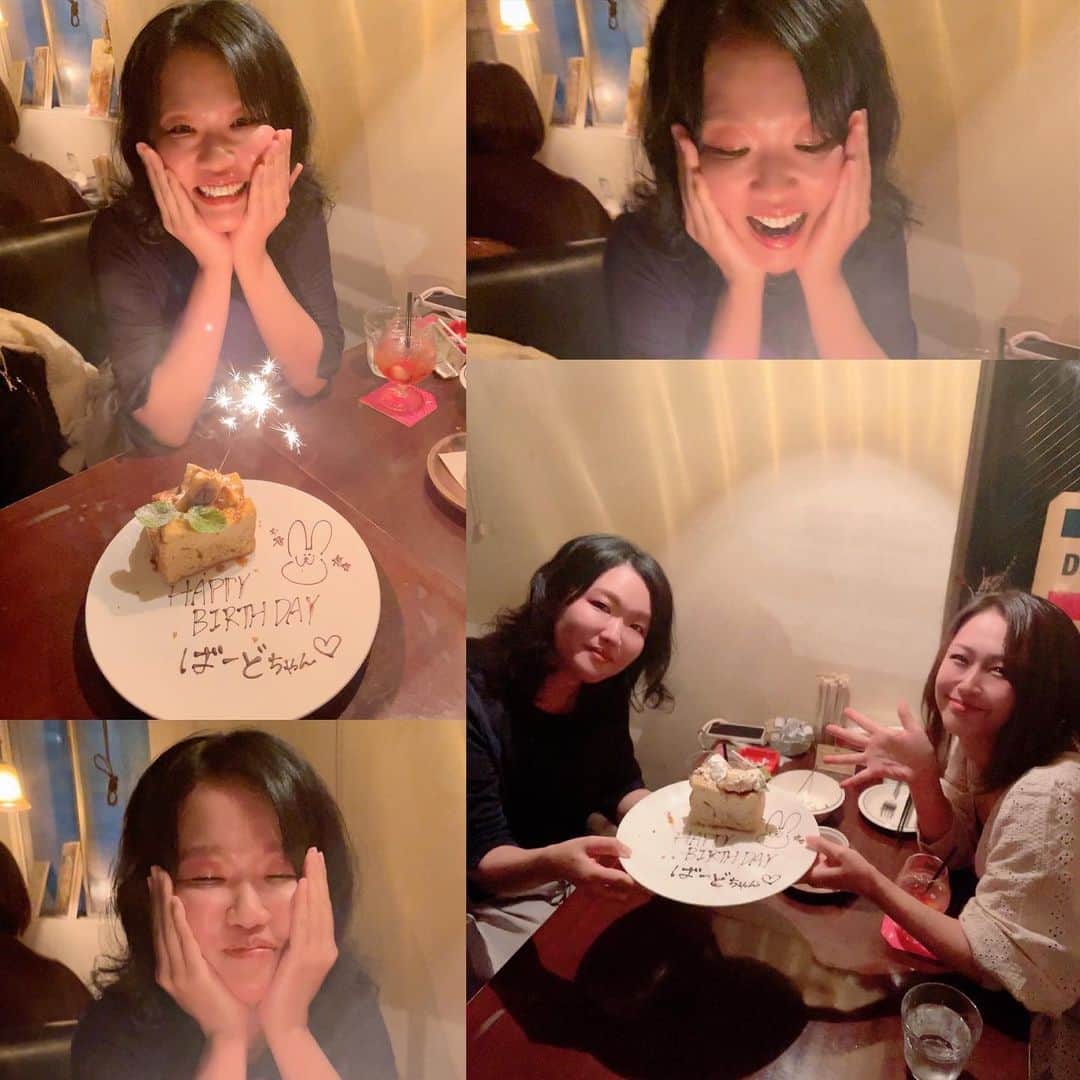 水上真理のインスタグラム：「水曜日の夜は ばーどちゃんと🥰 . 1番乗りでお祝いしたくて 少し早めのサプライズ♡ . 喜ぶ笑顔がみれて とても幸せ🥰 . ばーどちゃんの一年が 笑顔に溢れますよぉに✨ . Happy Birthday Bird 💕 I love you…♡ . #smile  #happy  #love  #happybirthday  #サプライズ」