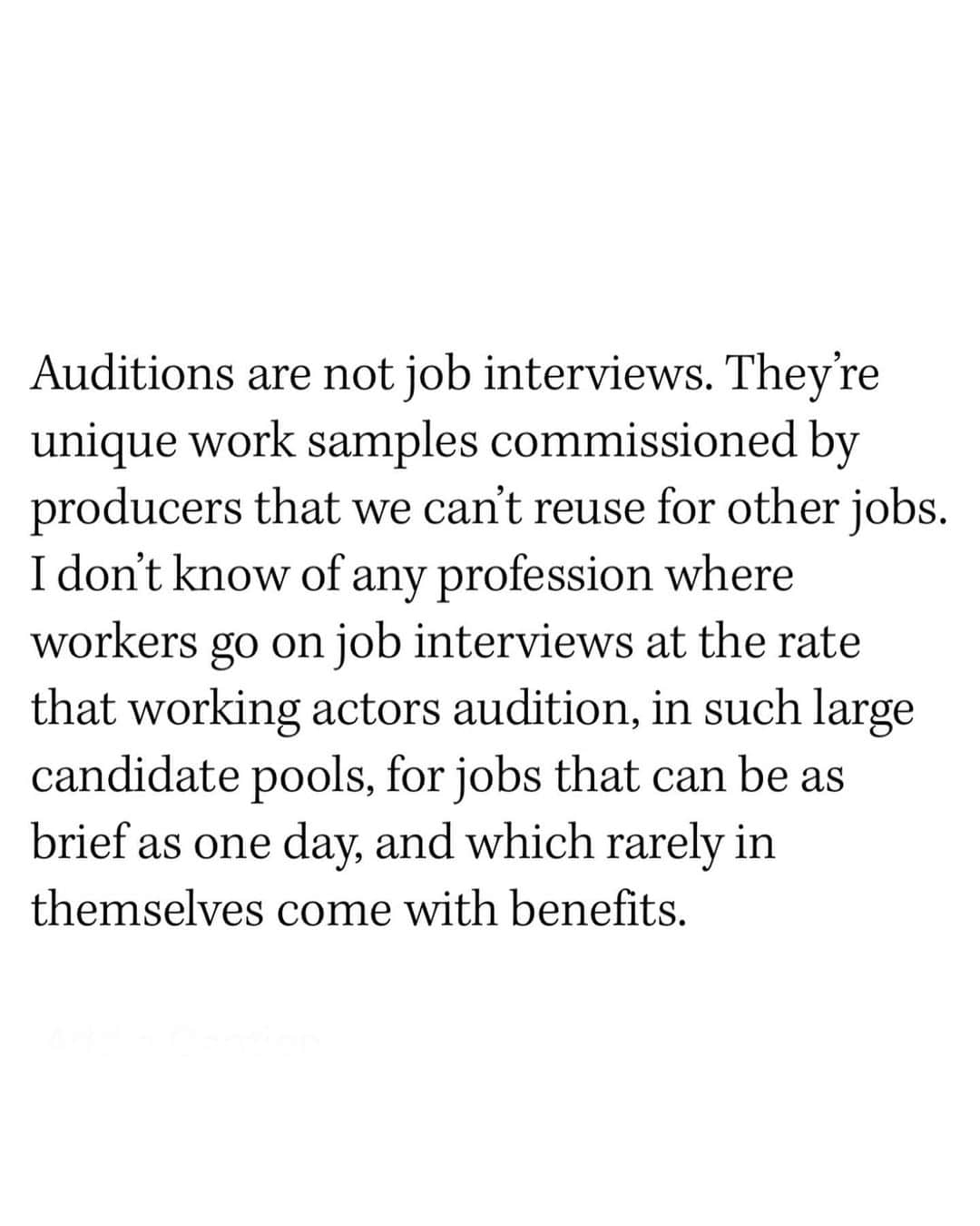 タヴィ・ゲヴィンソンさんのインスタグラム写真 - (タヴィ・ゲヴィンソンInstagram)「Audition pay is in the @sagaftra contract but most performers don’t know about it! So I wrote this for @hollywoodreporter using what I’ve learned as a founding volunteer of @auditionsarework. I tried to distill our amazing group’s work over many months and to understand why it’s somehow radical for actors to talk about their owed wages. Link in bio to read in full ☀️ Thank you @vanessalchester @teeocho @iamtelesmar @carynwestsfa for refining these points with me 💛 join us Thursdays on zoom for @auditionsarework office hours 😃」6月3日 1時18分 - tavitulle