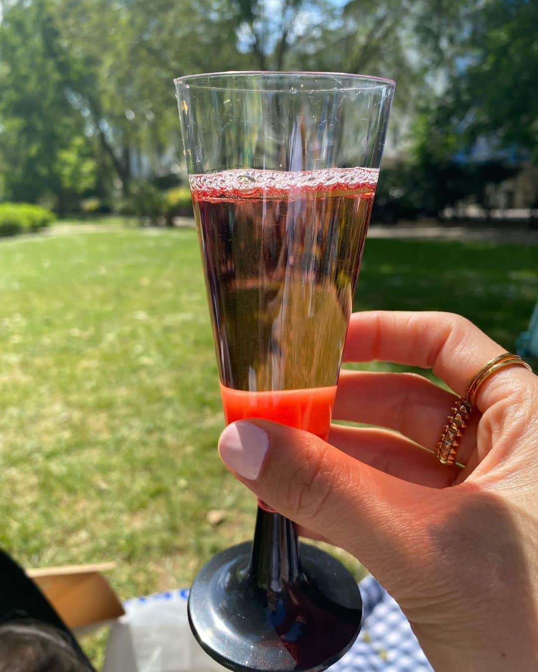 のインスタグラム：「Lovely day for picnic with beautiful platters and a glass of Rosé wine 😎❤️  #london #londonlife  #herfterm #picnic」