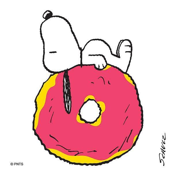 スヌーピーさんのインスタグラム写真 - (スヌーピーInstagram)「Dreaming of donuts #NationalDonutDay」6月3日 2時00分 - snoopygrams