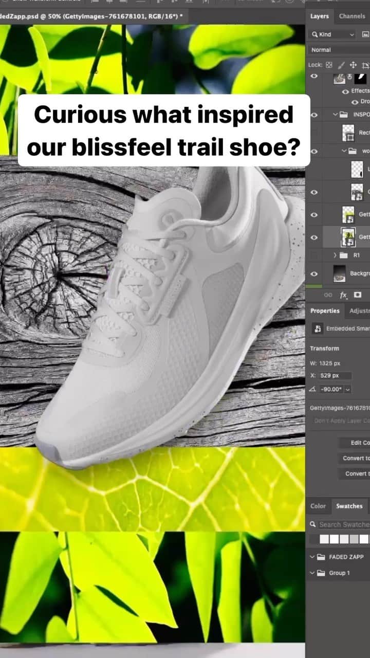 lululemonのインスタグラム：「POV: you’re a footwear designer & the brief is “nature” ⛰️🍃 Meet our #blissfeel trail running shoe.」