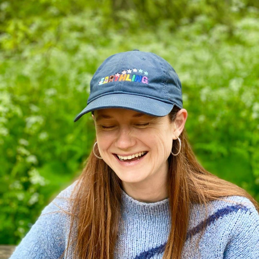 ボニー・ライトさんのインスタグラム写真 - (ボニー・ライトInstagram)「Say hello to Go Gently’s pride EARTHLING organic cotton baseball cap 🌈🧢 We made this special cap for our documentary TV show hosted by @thisisbwright and @pattiegonia The show is all about celebrating the beautiful spectrum of identities of the folks working to address the climate crisis. The caps are now available for everyone to enjoy as they celebrate love and equality this summer! $5 from each hat sold will be donated to @bravetrails, a non-profit organization with the mission of connecting LGBTQ+ youth to their people, place, and passion. They offer leadership summer camps in California & Maryland, family camps, backpacking, mental health services, and year-round leadership programming. You can learn more about Brave Trails at www.bravetrails.org or by following them @bravetrails 🧢The base colour is navy blue and is made from organic cotton with an adjustable strap for size. Each letter and star represent the colors of the current pride flag. Happy Pride Earthlings 🌈」6月3日 2時17分 - thisisbwright