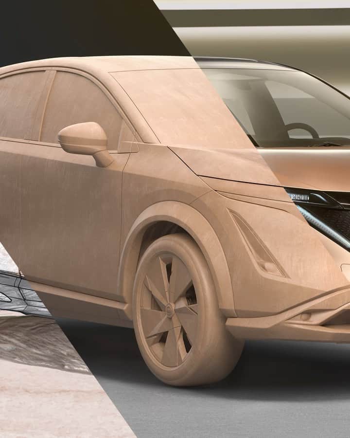 Nissan USA Official Instagram accountのインスタグラム：「It takes a Nissan designer to turn a slab of clay into a work of art.」