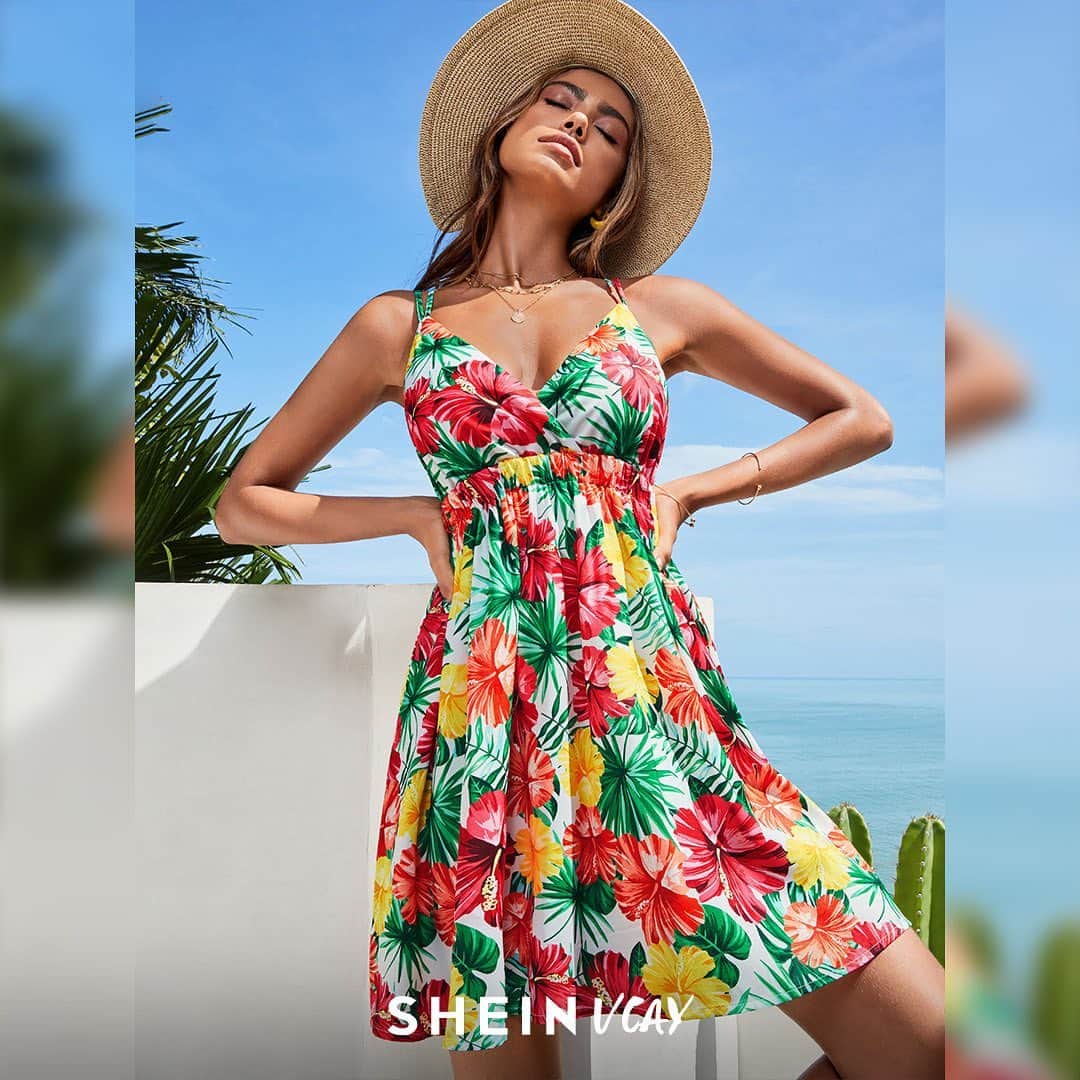 SHEINのインスタグラム：「Which VCAY bold prints are boosting your mood? 👇  🔎15722750 15395376 15789941 15901119 16476516  #SHEINVCAY」