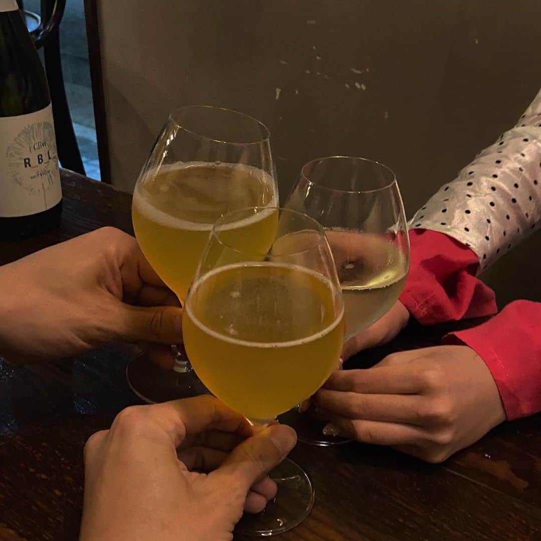 のインスタグラム：「big love friends night....☆★☆」