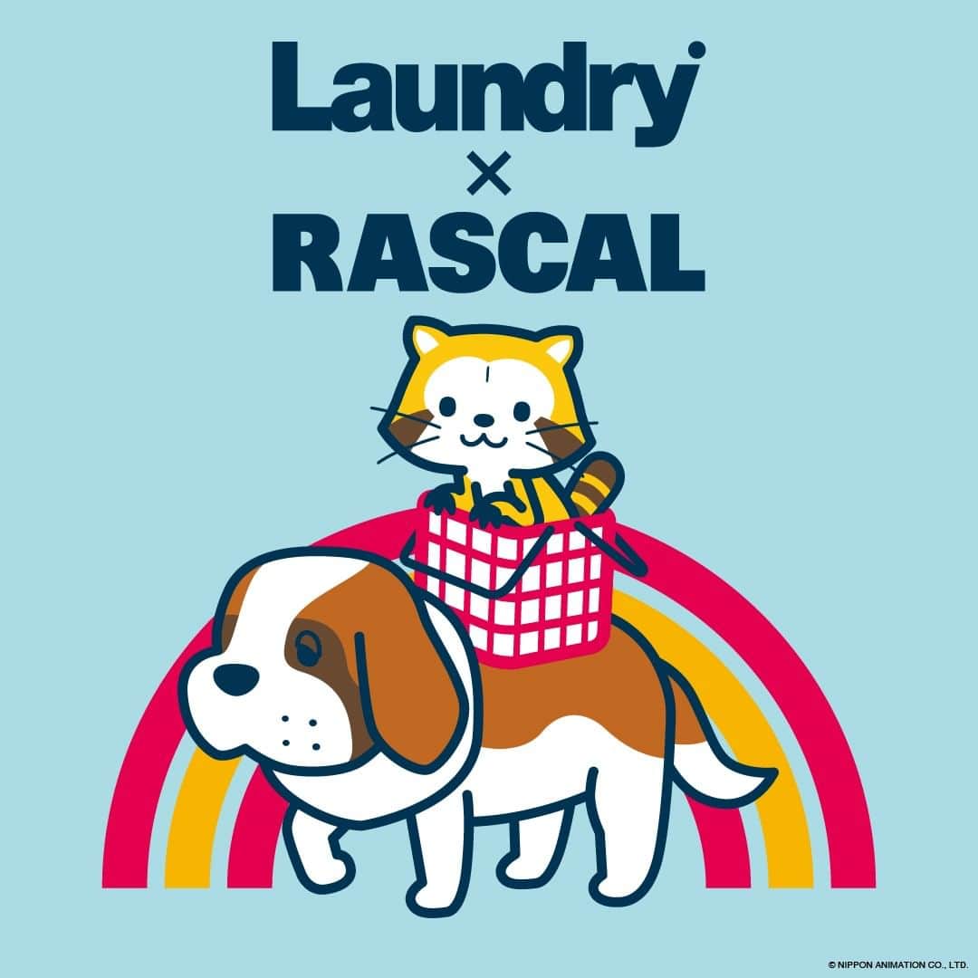 Laundry ランドリーさんのインスタグラム写真 - (Laundry ランドリーInstagram)「LAUNDRY×あらいぐまラスカルコラボから新作が発売に。   ラスカルを御守する賢くて頼もしい相棒・ハウザーが登場！お洗濯日和に洗濯物の下でのんびり。  そして、Laundryロゴの上でゴロゴロ転がるラスカル。そんなラスカルの可愛さがより際立つこだわりの発泡プリント♪   どの世代からも愛されるあらいぐまラスカルとのコラボアイテム！  2.3枚目：331-92106 ラスカルコラボ Rascal＆Wowser Tシャツ 6,380円（税込） ユニセックスS/M/L アイボリー/ライトブルー/ダークブルー  4.5枚目：331-92107 ラスカルコラボ ゴロゴロRascal Tシャツ 6,380円（税込） ユニセックスS/M/L ホワイト/グリーン/クリーム  6,7枚目：331-02008 ラスカルコラボ ゴロゴロRascal チュニック 7,480円（税込） レディースFREE ライトブルー/ネイビー  8枚目：331-83052 ラスカルコラボ Rascal ゆらゆらキーホルダー 1,100円（税込）  9.10枚目：331-81046 ラスカルコラボ Rascal ポケッタブルエコバッグ 3,850円（税込） ライトグリーン/ベージュ ☆ポケットに収納すると、ラスカルのお顔に！  ＿＿＿＿＿＿＿＿＿＿＿＿  詳しいお知らせ・商品詳細はプロフィールから ブランドサイトをチェック🧐 ⇒ @laundry_official  最近GETしたアイテムや過去のアイテム・ノベルティなど #laundry038 を付けて投稿すると、 LAUNDRYブランドサイトや、オンラインストアにも掲載されます👍❣  また、LAUNDRY公式インスタグラムでもご紹介させていただきますので 是非皆さまご投稿宜しくお願いします✨  #laundry #ランドリー #新作  #あらいぐまラスカル #あらいぐま #ラスカル #ラスカルコラボ #コラボ #コラボ商品 #tシャツ #tシャツコーデ #tシャツコーディネート #ユニセックス #ユニセックスコーデ #チュニック #レディースファッション #エコバッグ # #キーホルダー #ファッション #ファッションコーデ #コーディネート #tshirts #codenate #fashion #collaboration #rascal #unisex」5月19日 18時23分 - laundry_official