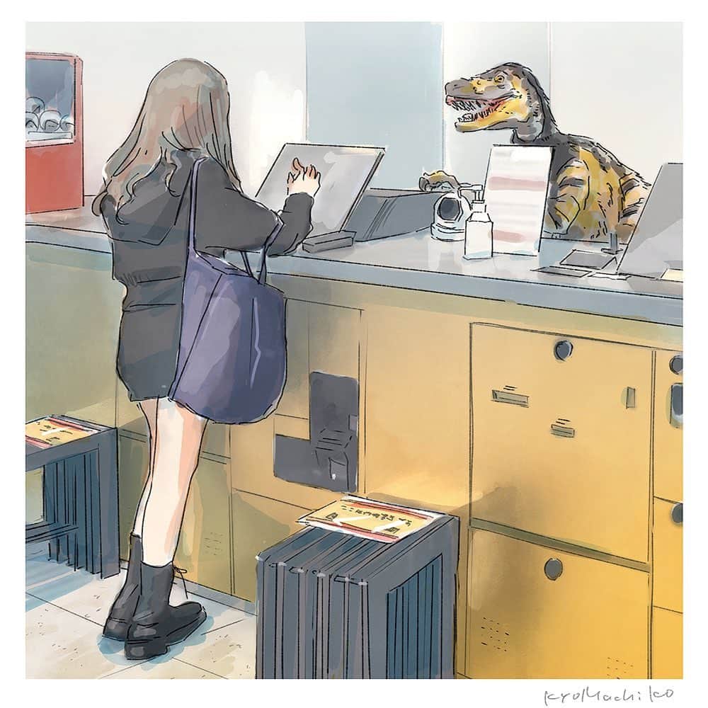 今日マチ子さんのインスタグラム写真 - (今日マチ子Instagram)「Check in. May 19, 2023 /  2023年5月19日、チェックイン  #今日マチ子 #kyomachiko #今日町子 #checkin」5月19日 18時46分 - kyomachiko