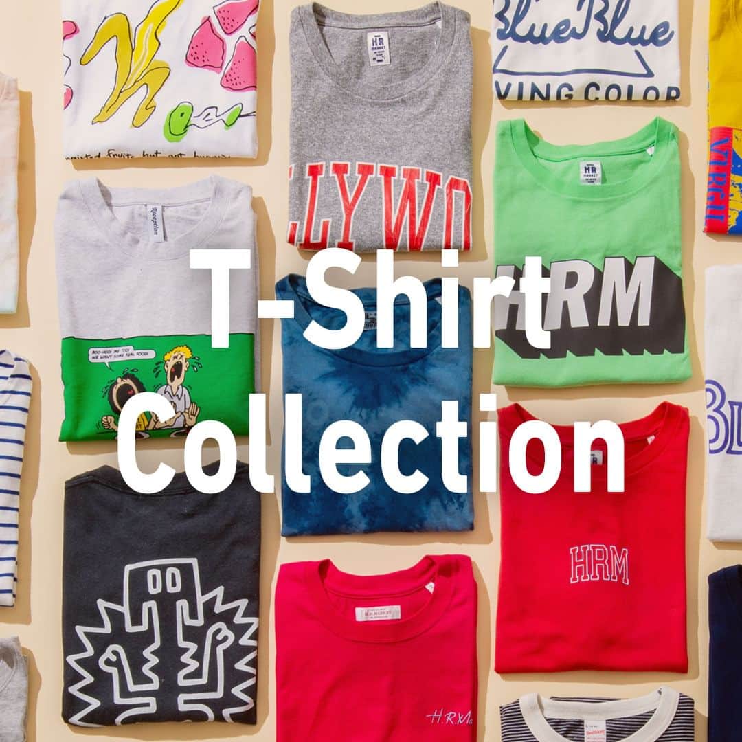 ハリウッドランチマーケットのインスタグラム：「これからの時期に欠かせないおすすめのTシャツを、カテゴリ別にご紹介いたします！  詳細は @seilin_official ストーリーズハイライト"FEATURE" または、SEILIN ONLINE SHOPよりご覧いただけます。 https://www.hrm-eshop.com/shop/pg/12023-t-shirt-collection/  ------------------------------- (Dear international customers) We offer international shipments. Please visit SEILIN ONLINE SHOP to make purchases. -------------------------------  #tshirt #tshirts #聖林公司 #seilin」