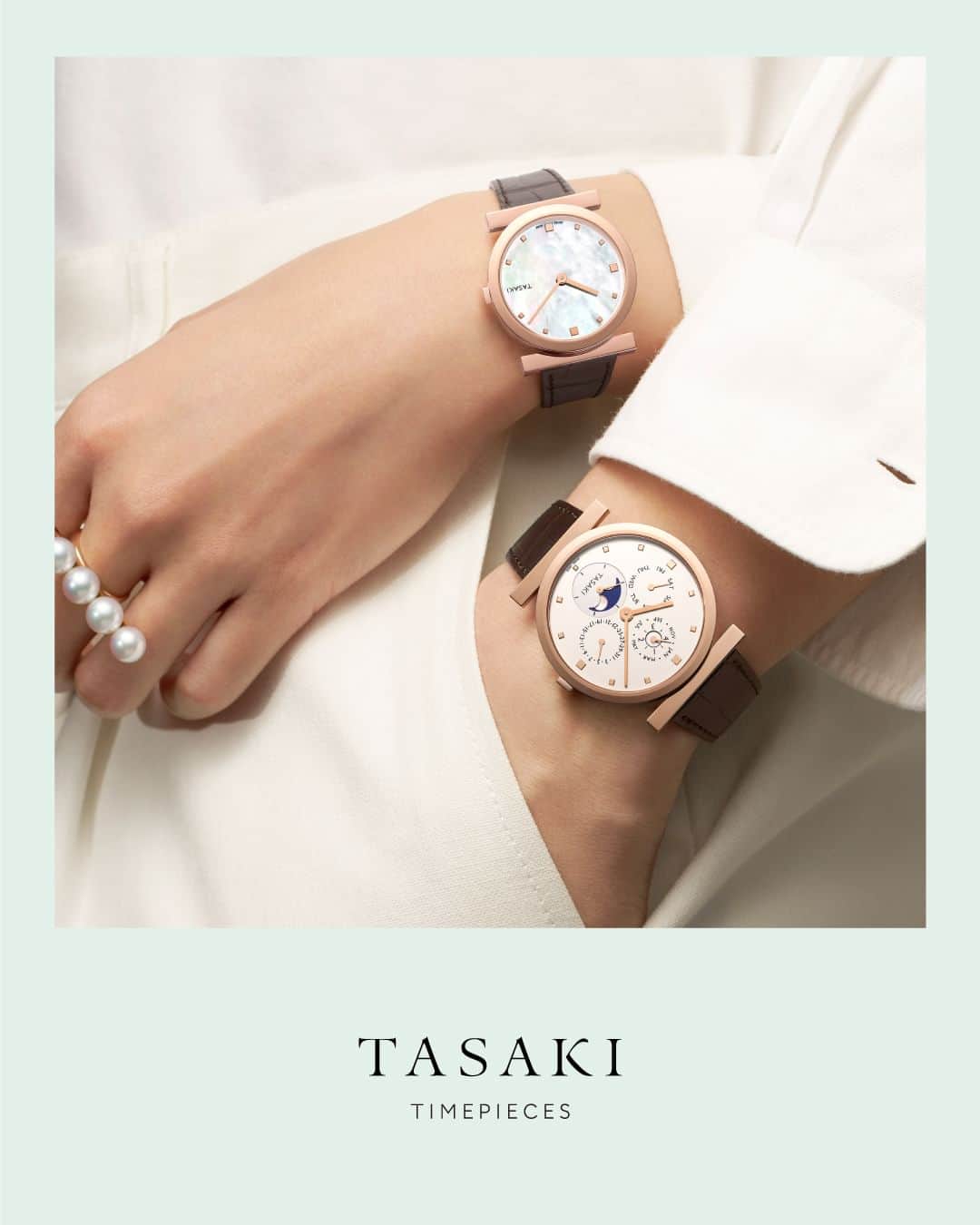 TASAKIさんのインスタグラム写真 - (TASAKIInstagram)「The 'TASAKI TIMEPIECES' collection spotlights our aesthetic sense and exquisite craftsmanship. With a striking design featuring solid gold bars against a round case, these watches fit perfectly in the sophisticated world of jewellery.  日本の美意識と精緻な職人技が光る本格的なウォッチコレクション「TASAKI TIMEPIECES (TASAKI タイムピーシーズ)」。 「balance (バランス)」ウォッチはジュエリーの世界観をそのままに、ラウンドのケースに直線のバーを象徴的にあしらったデザインです。  ​#TASAKI #TASAKIbalance #TASAKITIMEPIECES」5月19日 19時00分 - tasaki_intl