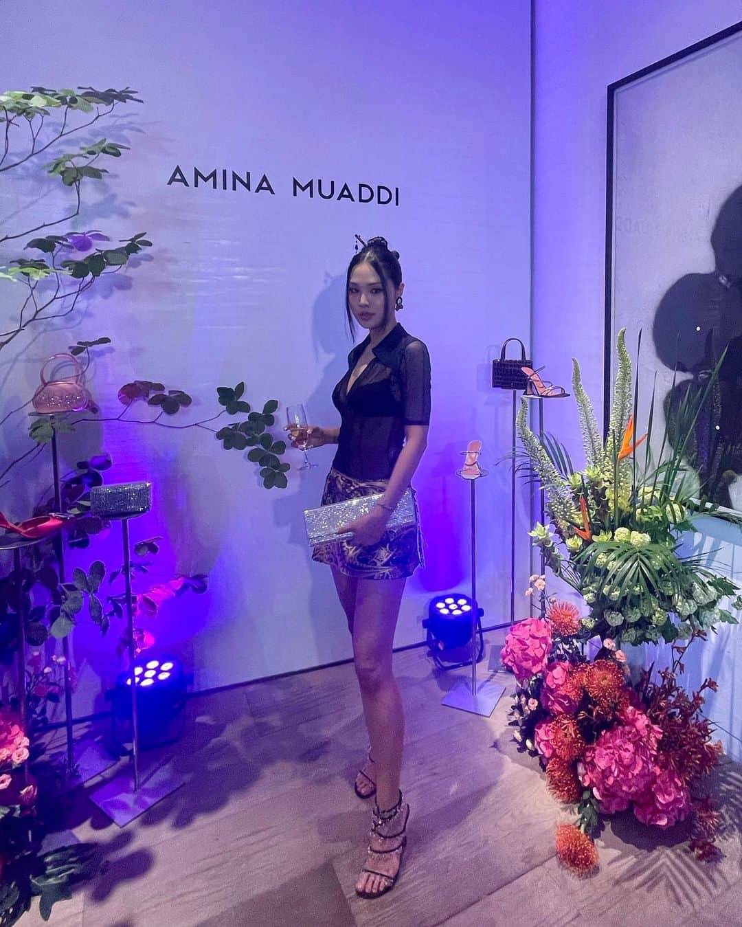 ハヤナ さんのインスタグラム写真 - (ハヤナ Instagram)「@aminamuaddiofficial 🍸👠💕」5月19日 19時12分 - iambebeyana