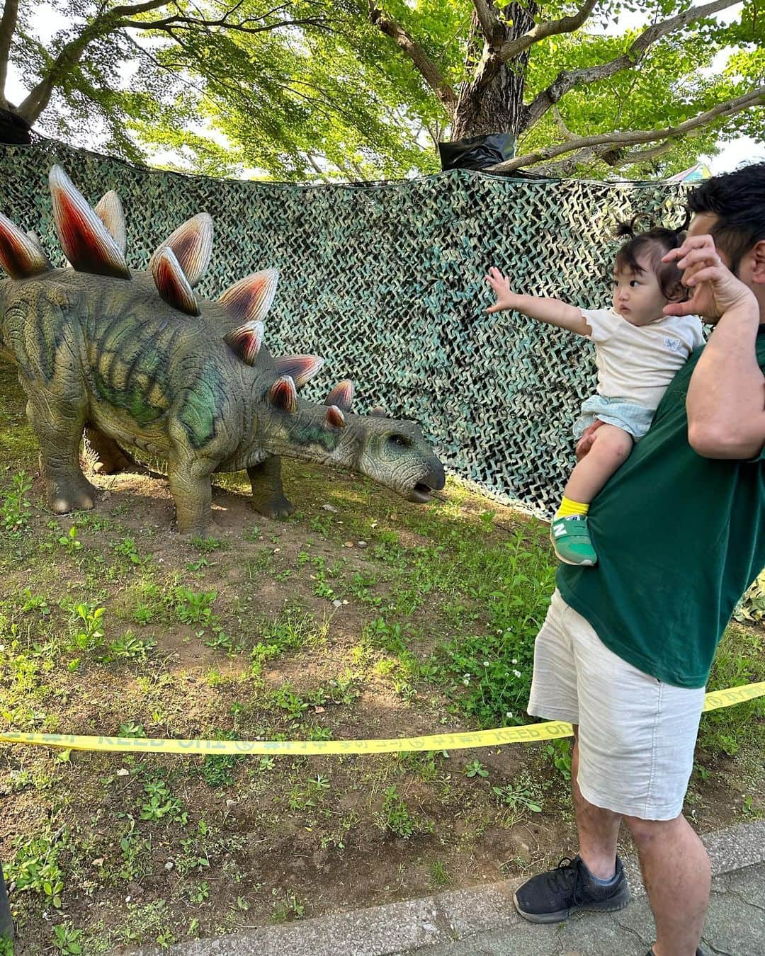 SAYUKAさんのインスタグラム写真 - (SAYUKAInstagram)「🦕🦖  恐竜ちゃんこわくて爆泣き🥴🥴🥴  #キッズダム#市原」5月19日 19時13分 - sayumiso216