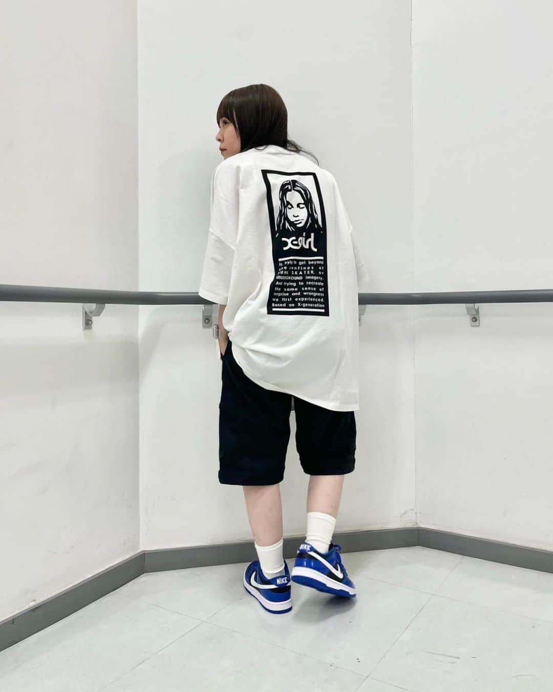 XGIRL_ootdさんのインスタグラム写真 - (XGIRL_ootdInstagram)「#xgirl_ootd @__wendys2 145cm 　 X-girl HIROSHIMA STAFF 　 ------------------------------------ ▪️WORDS  FACE S/S BIG TEE DRESS ￥7,700(税込) ▪️GATHERED WAIST CARGO PANTS ￥14,300(税込) ▪️OVAL LOGO COIN & CARD CASE ￥5,500(税込) ------------------------------------ 　 #xgirl #xgirljp #xgirlus #エックスガール #夏コーデ #ストリートコーデ #ストリート系女子 #メンズライク #メンズライクコーデ #ビッグtシャツ #ビッグt #オーバーサイズ #低身長コーデ #y2kfashion #y2kstyle」5月19日 19時27分 - xgirl_ootd