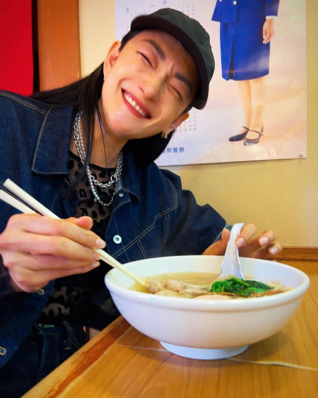 冨永愛さんのインスタグラム写真 - (冨永愛Instagram)「⁡ 今年2度目のラーメンは小千谷にて🍜 今年はもっと食べるぞ！w ⁡ #食いしん坊シリーズ ⁡#塩ラーメン だよ」5月19日 10時54分 - ai_tominaga_official