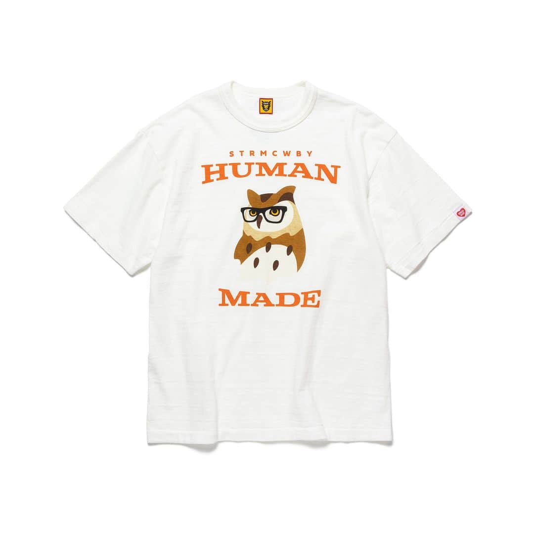 HUMAN MADEさんのインスタグラム写真 - (HUMAN MADEInstagram)「"GRAPHIC T-SHIRT #07" is available at 20th May 11:00am (JST) at Human Made stores mentioned below.  5月20日AM11時より、"GRAPHIC T-SHIRT #07” が HUMAN MADE のオンラインストア並びに下記の直営店舗にて発売となります。  [取り扱い直営店舗 - Available at these Human Made stores] ■ HUMAN MADE ONLINE STORE ■ HUMAN MADE OFFLINE STORE ■ HUMAN MADE HARAJUKU ■ HUMAN MADE SHIBUYA PARCO ■ HUMAN MADE 1928 ■ HUMAN MADE SHINSAIBASHI PARCO  *在庫状況は各店舗までお問い合わせください。 *Please contact each store for stock status.  HUMAN MADE定番の丸胴ボディーを使用したグラフィックTシャツ。 スラブ生地ならではの柔らかく独特な風合いと、オリジナルグラフィックが特徴です。  Graphic T-shirt with Human Made's standard rounded body. Woven with uneven slub yarn, it has a soft texture and is adorned with an original graphic.」5月19日 11時18分 - humanmade