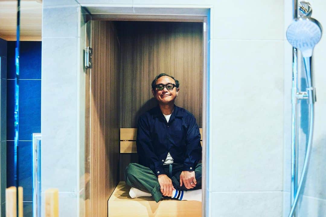のインスタグラム：「@baincouture.bathroom に遊びに来た^ ^」