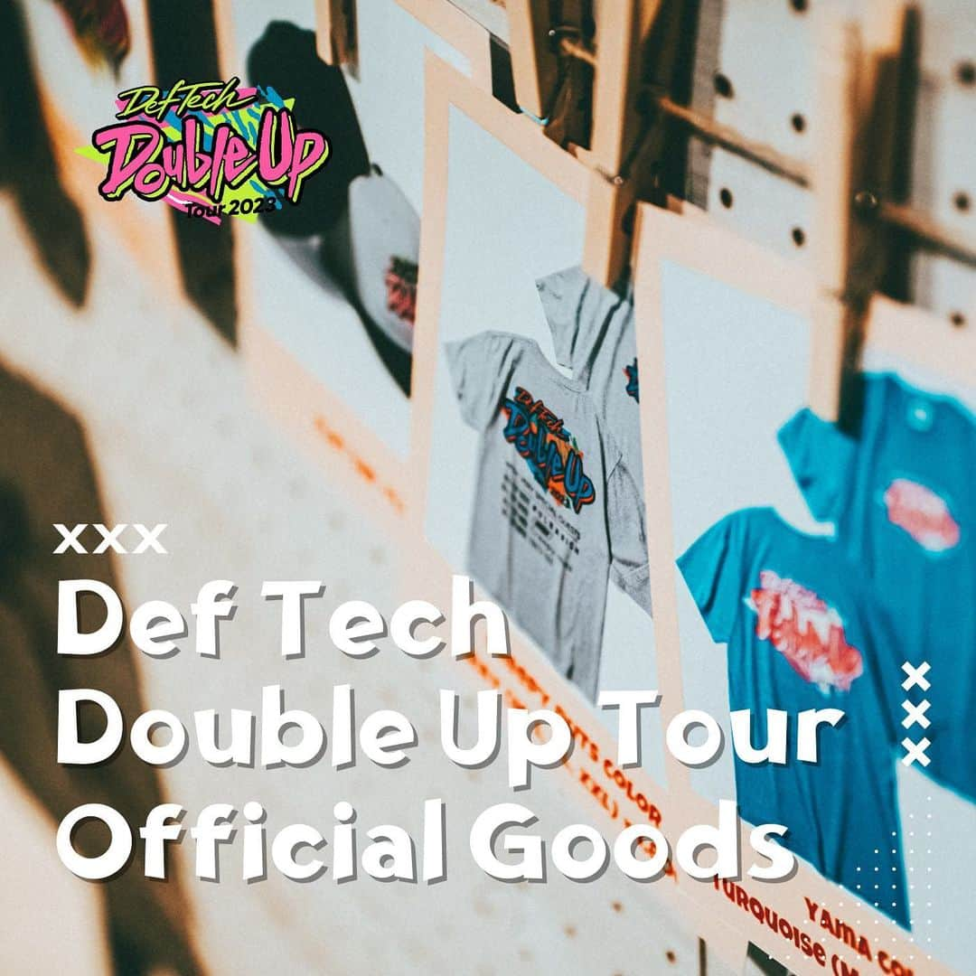 Def Techのインスタグラム：「・ ◤ Goods情報 ◢  #DefTech "Double Up" Tour Official Goods オンライン販売開始🔥  公演会場で先行販売されたグッズがオンライン販売開始！ この機会にぜひ！  Special Guest Color Tシャツ 他 Nulbarich / yama / Creepy Nuts / SKY-HI  ▼オンライン販売会場はコチラ https://shop.fannect.jp/deftech/sp/shop.asp?cd=106  ※参考画像 Micro着用サイズ：XL Shen着用サイズ：XXL  #DefTech @microfromdeftech @shen037  ▼Team Def Tech @nagacho_gt @djhirakatsu @kumaigoro @kazuki_isogai @dubmasterx Photo & Movie｜@umi_hayato SNS Photo & Movie｜ @sana_0811_  #DefTech #micro #shen #Nulbarich #yama #CreepyNuts #SKYHI」