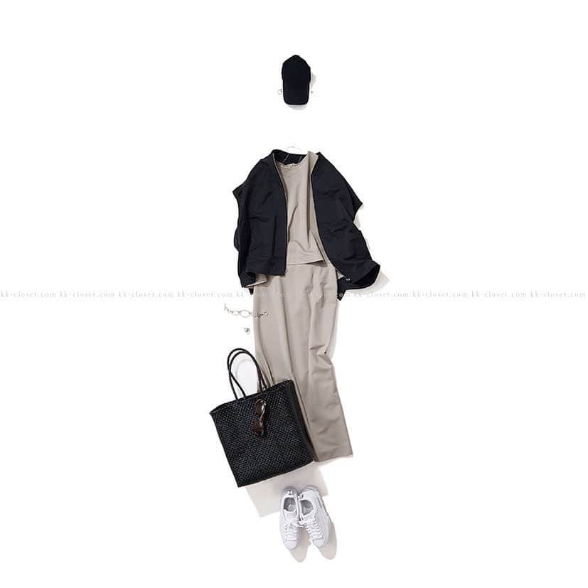 K.KSHOP_officialさんのインスタグラム写真 - (K.KSHOP_officialInstagram)「・ NEW♦️Coordinate  ・ 2023-05-19 ・ スポーティに、シックシンプル ・ outer : #sq□are tops :  #loustic #miran skirt :  #loustic accessory : #marascalise bag : #baliwerkstatte shoes : #puma other : #pagani #blui ・ #kkcloset #kkshop #菊池京子 #kyokokikuchi #coordinate #コーディネート #code #ootd #happy #follow #outfit #kotd #カジュアル #style #fashion #ファッション  #black #リング　#jewelry #セットアップ　#タイトスカート　#ジャージー」5月19日 12時35分 - k.kshop_official