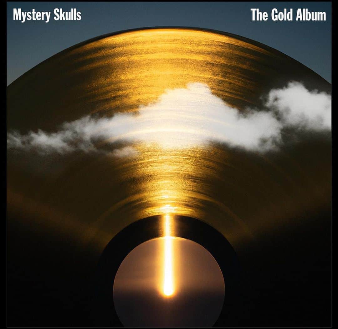 ミステリー・スカルズのインスタグラム：「The Gold Album is Out Now !! Produced and mixed by Cory Kilduff @the_neverending_cory  Mastered by Dan Smith  @dansmithdks  Guitars by @zackordway  Additional vocals by Jae Franklin and Pip Arnold @isthatpip  Artwork by Thomas Schwab @thom_schwab   ♥️Thank you for listening All these years♥️ #mysteryskulls」