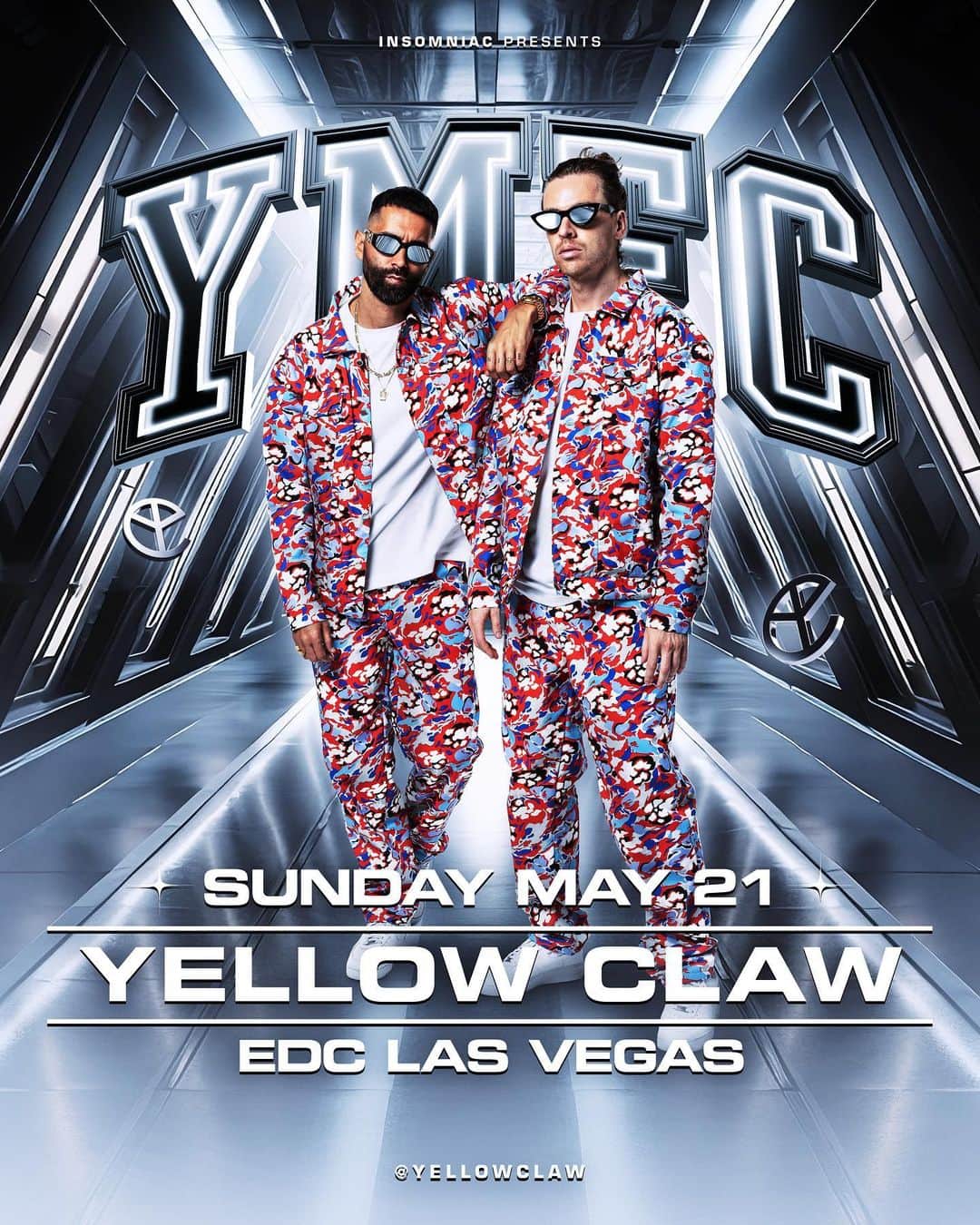 Yellow M.F. Clawのインスタグラム：「BIG WEEKEND COMING UP - WHOS JOINING US AT EDC OR IN NEW YORK?」