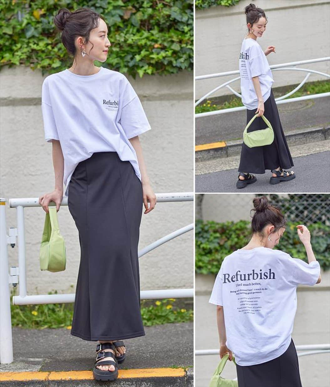 ANAP ONLINE SHOPさんのインスタグラム写真 - (ANAP ONLINE SHOPInstagram)「【着回し無限プリントTシャツ】  街へのお出かけもワンマイルも全対応！ 着回し力無限の「プリントTシャツ」をご紹介♪  🔍商品番号  テキストプリントオーバーサイズTシャツ 793-8853  —————————————————  @anap_onlineshopは、 トレンドアイテムを取り扱うプチプラファッション通販です♡ ANAPの他にも様々なジャンルのブランドを取り扱っています✨  また、商品をオトクに買えるキャンペーンをほぼ毎日開催！ ストーリーズにてオトクな情報を発信中📢 お見逃しのないよう、是非フォローをお願い致します！  ▼▼▼▼　開催中イベント　▼▼▼▼ 只今、@anap_onlineshopにて 🔥新作アイテムMAX60%OFF🔥 週末タイムセールが開催中！  💝開催期間💝 5/19(金)10:00〜5/22(月)8:59  詳細はプロフィールURLorハイライトをチェック✔  —————————————————  #anap #カジュアルコーデ #大人カジュアルコーデ #tシャツ #プリントtシャツ #着回し」5月19日 19時00分 - anap_onlineshop