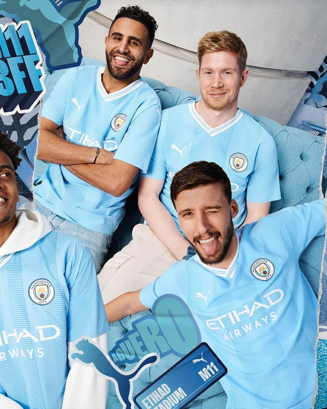 プーマさんのインスタグラム写真 - (プーマInstagram)「20 years of the Etihad, 20 years of home 🏟️🩵  The @mancity x @pumafootball Home Kit, available now on PUMA.com.」5月19日 17時01分 - puma