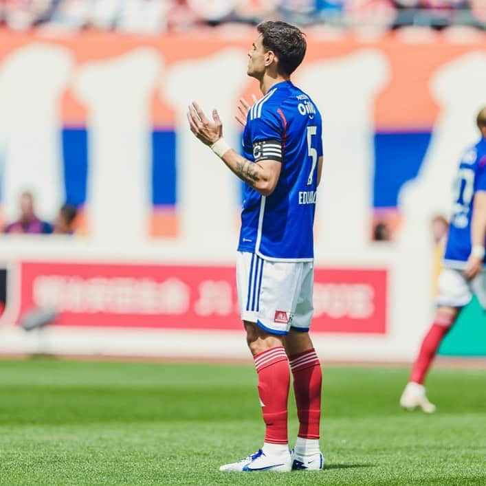 のインスタグラム：「Looking ahead to the win tomorrow 🔥 #fmarinos #Ｊリーグ #エドゥアルド」