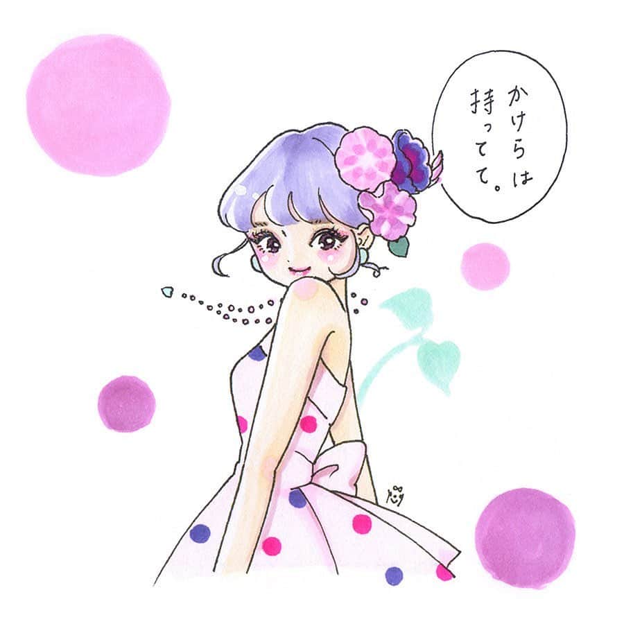 大石蘭のインスタグラム：「🫧  unforgettable summer                  .     こちらの原画と関連グッズも デザフェスで販売します ◌    ::::::::::୨୧::::::::::୨୧::::::::::୨୧:::::::::::  🌹𝐃𝐄𝐒𝐈𝐆𝐍 𝐅𝐄𝐒𝐓𝐀 𝐯𝐨𝐥.𝟓𝟕🌹  ♥日時 2023年5月21日(日)  11:00〜19:00 ※日曜日のみの参加です！  ♥会場・ブース 東京ビッグサイト 西ホール ブース名 / SUITE IMAGE @suite_image_official  ブース番号 / 𝗖-𝟮𝟱𝟱  ::::::::::୨୧::::::::::୨୧::::::::::୨୧:::::::::::  . .  #designfesta #デザフェス #デザインフェスタ57 #デザフェス57 #illustration #drawing #artwork   #fancy #fashionillustration  #character #kawaii  #girlyfashion #girlsillustration  #comic  #ガールズイラスト #ファッションイラスト #水玉 #レトロ」
