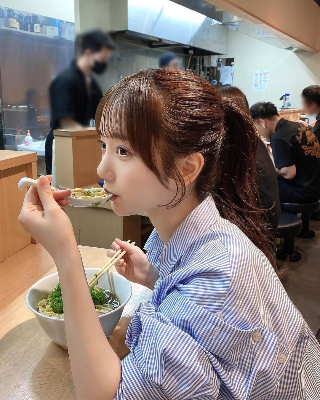 田島櫻子のインスタグラム：「同じ名前で運命感じてたけど ラーメン自体もすごく美味しくて好き🍜♡」