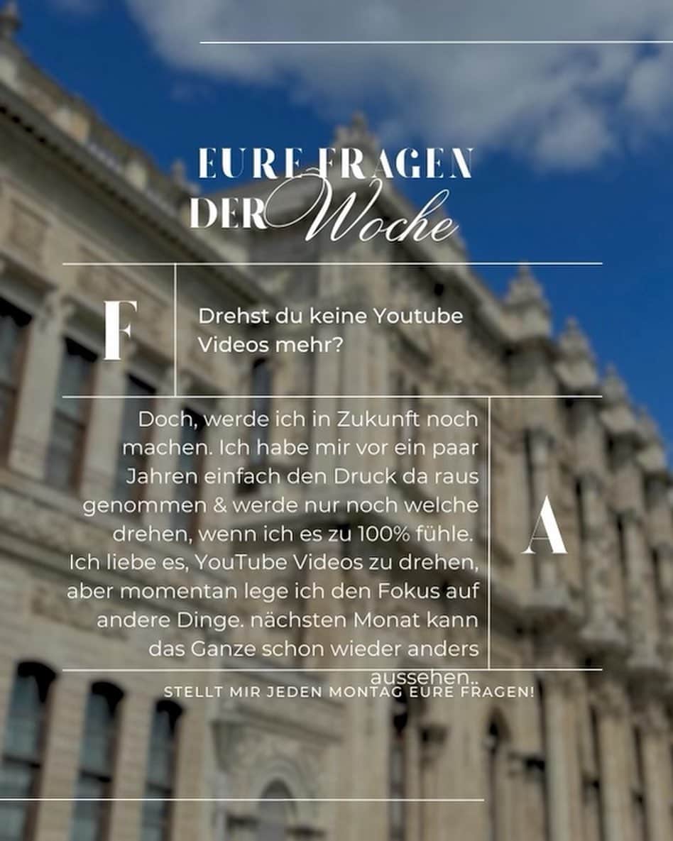 Dagi Beeのインスタグラム：「Eure Fragen der Woche 🫶🏼 Das erste mal kn einem Feedpost zusammengefasst ✨ was haltet ihr von der Idee, dass ich das nach jeder „10 Fragen am Montag“ Runde mache ?  Schreibt mir eure Gedanken zu den Fragen - bin gespannt 🤍 #10FragenamMontag」
