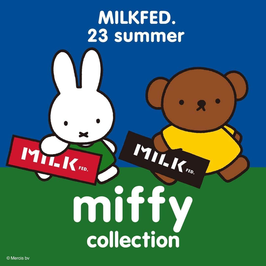 MILKFED.さんのインスタグラム写真 - (MILKFED.Instagram)「MILKFED. | miffy collection RELEASE!!  うさぎの女の子「ミッフィー」とくまの男の子「ボリス」の コラボ限定デザインを使用した、Tシャツ、キーホルダーがラインナップ。  ☑MILKFED.×MIFFY S/S TEE（WHITE,BLACK）ONESIZE　￥6,050 ☑MILKFED.×MIFFY KEY CHAIN（RED,BLUE）　￥1,320 ☑MILKFED.×BORIS S/S TEE（WHITE,NAVY）ONESIZE　￥6,050 ☑MILKFED.×BORIS KEY CHAIN（BLACK,ORANGE）ONESIZE　￥1,320  ～販売場所～ ・WEB STORE calif ・MILKFED. ZOZOTOWN ・MILKFED.店舗  #milkfed #milkfedjp #ミルクフェド #miffy #ミッフィー #boris #ボリス」5月19日 21時02分 - milkfedjp