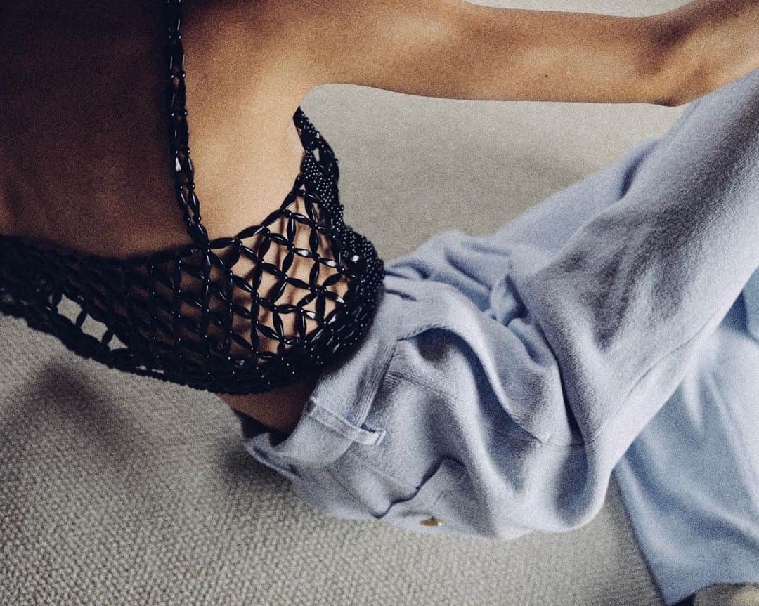のインスタグラム：「AKIRANAKA Spring Summer 2023  Camilla knit PT now available on AKIRANAKA.COM  #AKIRANAKA #SS23」